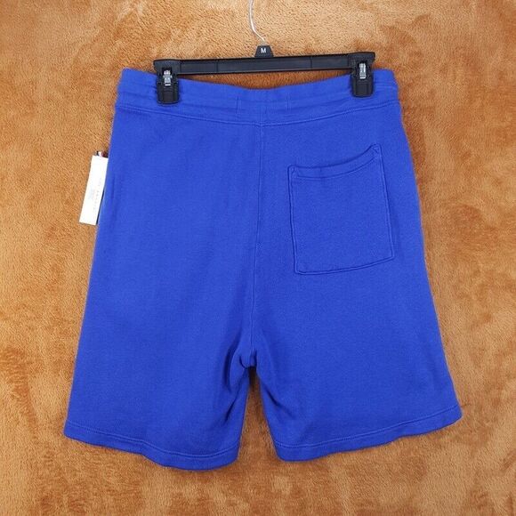 SOL ANGELES Mens Shorts Medium Blue Pull On Sweat Waves Logo Drawstring $118 - Picture 5 of 11